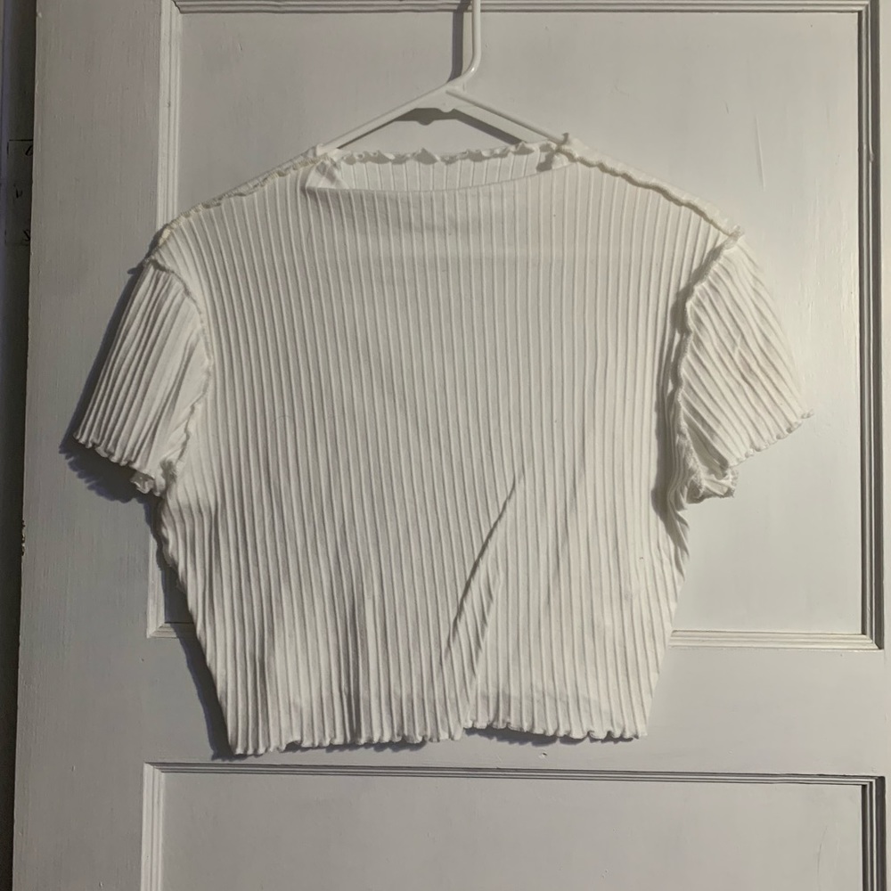 Ribbed crop top